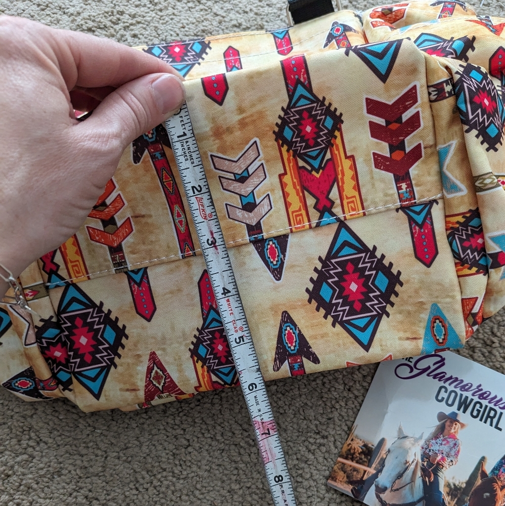 Colorful Patterned Tote Bag - Picture 5 of 7